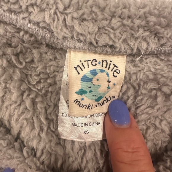 Munki Munki Soft Gray Fleece - Picture 2 of 4